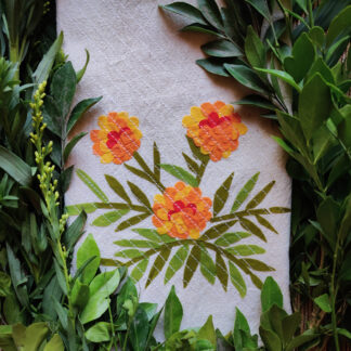 Calyz Marigold Tea towel (sgl Pc)